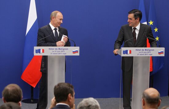Vladimir Putin's visit to Paris