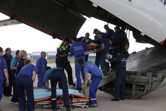 Aircraft with Karelia crash victims