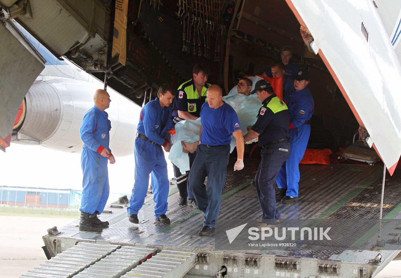 Aircraft with Karelia crash victims