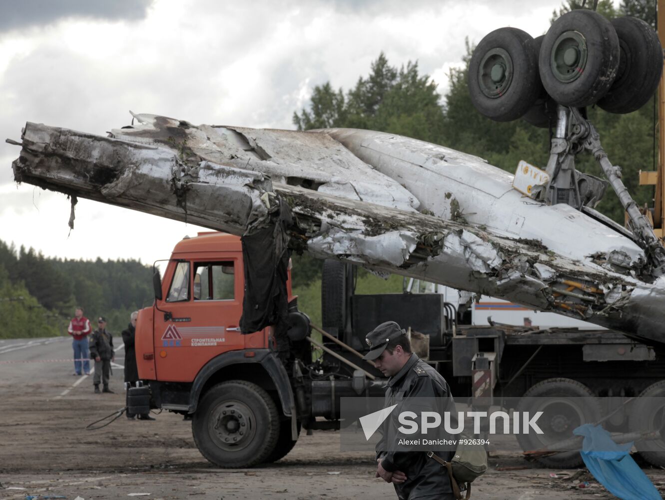 TU 134 crash site in Karelia