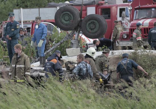 TU 134 crash site in Karelia