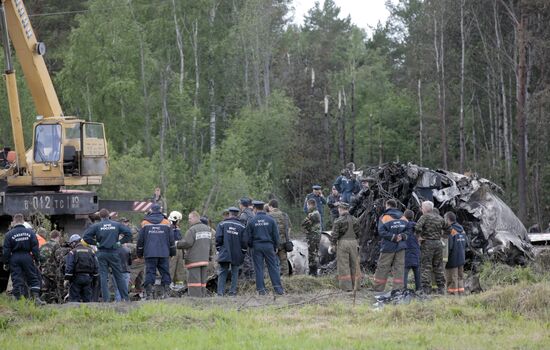 TU 134 crash site in Karelia