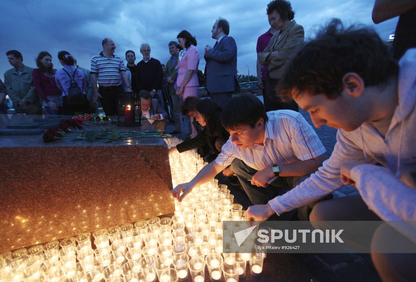 Memorial Candle campaign in Moscow