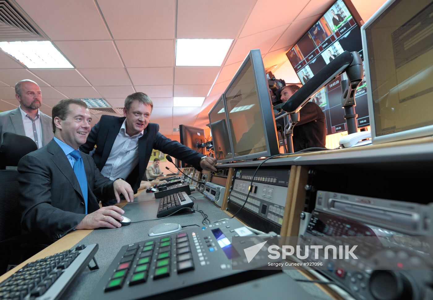 President Medvedev visits RIA Novosti news agency