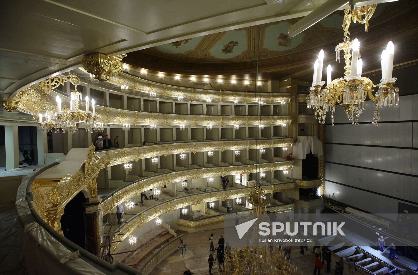 Bolshoi auditorium restoration
