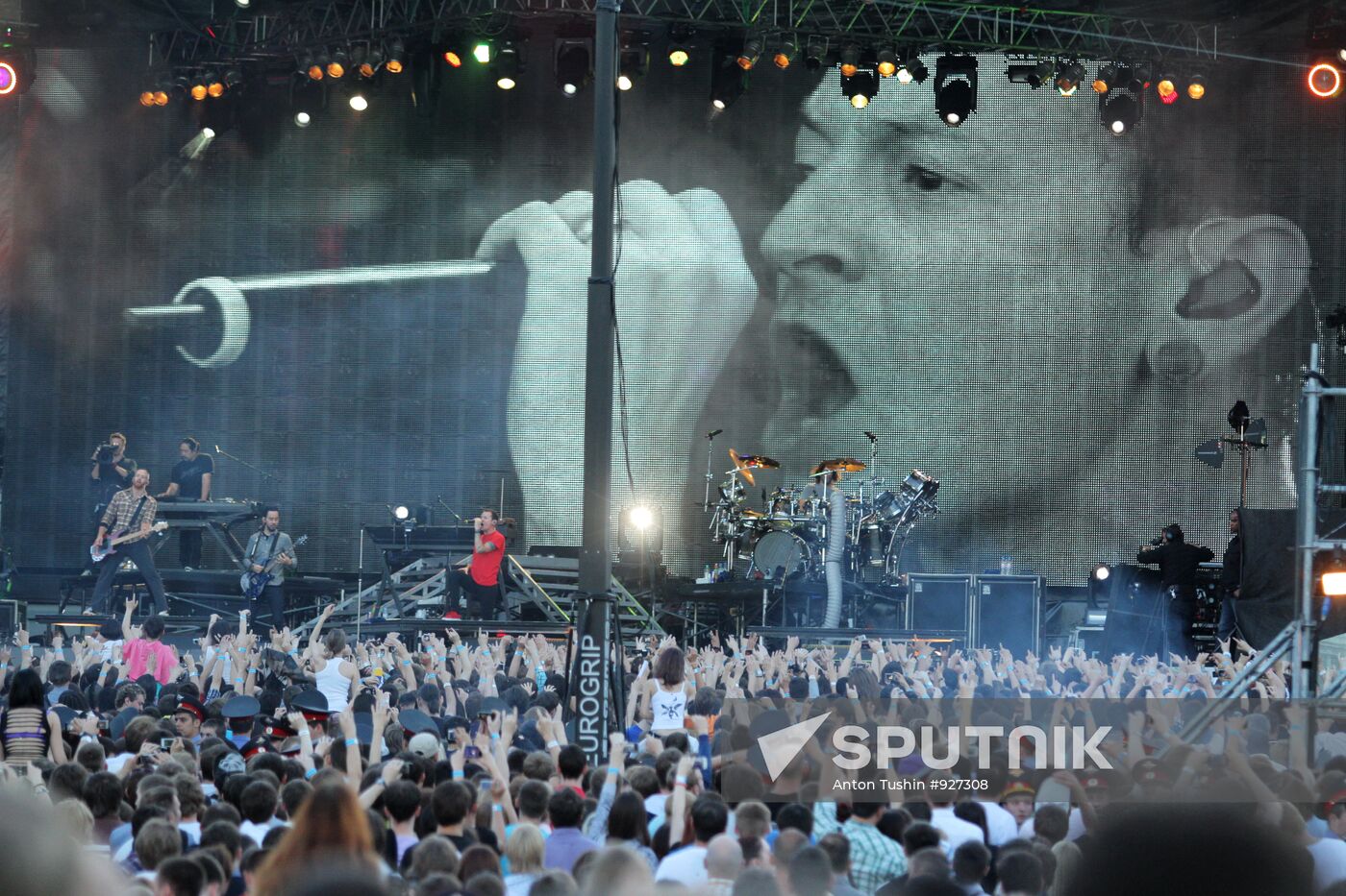 Linkin Park concert in Moscow