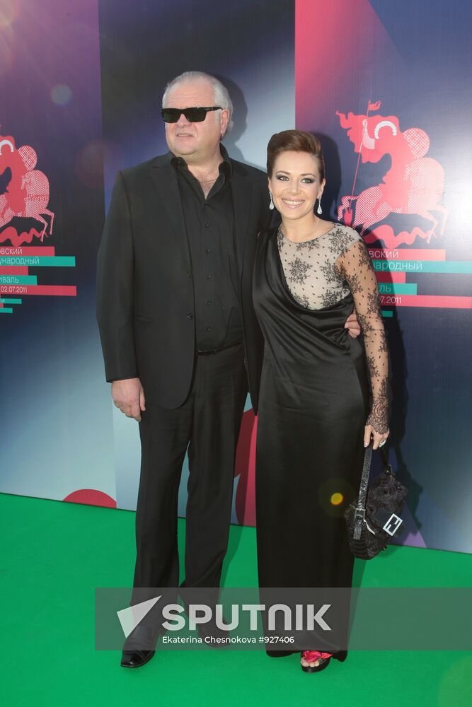 Yekaterina Rednikova with husband Sergey Konov