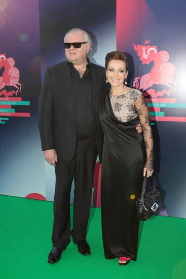 Yekaterina Rednikova with husband Sergey Konov