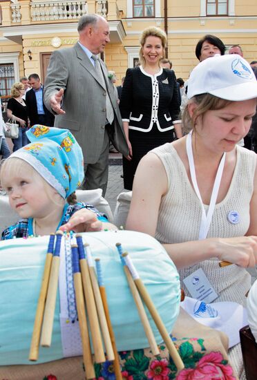 Svetlana Medvedev visits Vologda