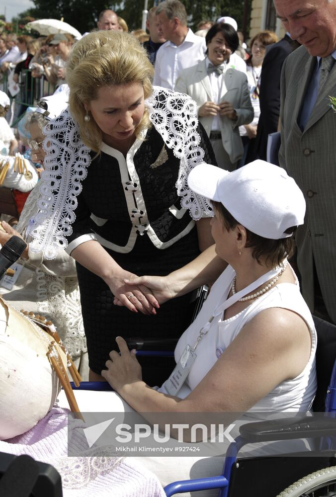 Svetlana Medvedev visits Vologda