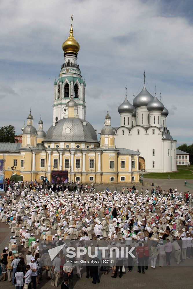 Record in lace-weaving, Vologda