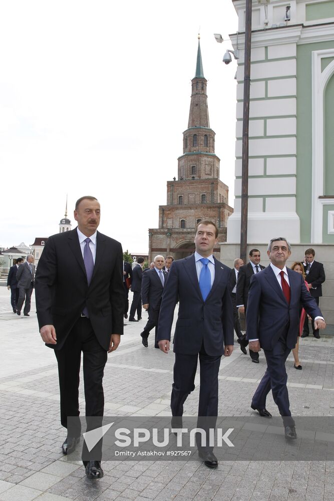 President Medvedev on working trip to Kazan