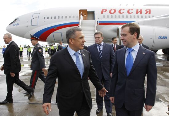 President Medvedev visits Kazan