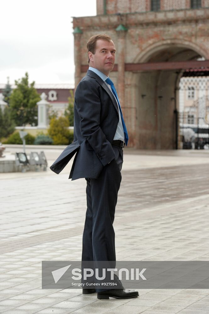 President Medvedev visits Kazan
