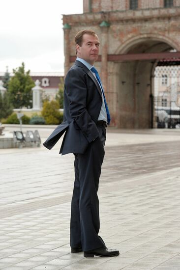 President Medvedev visits Kazan