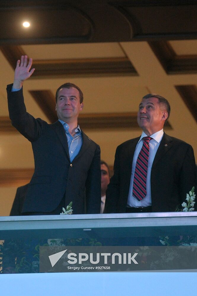 Visit of Russian President Dmitry Medvedev to Kazan