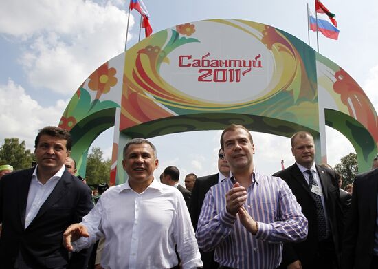 Russian President Dmitry Medvedev visits Kazan. Day 2