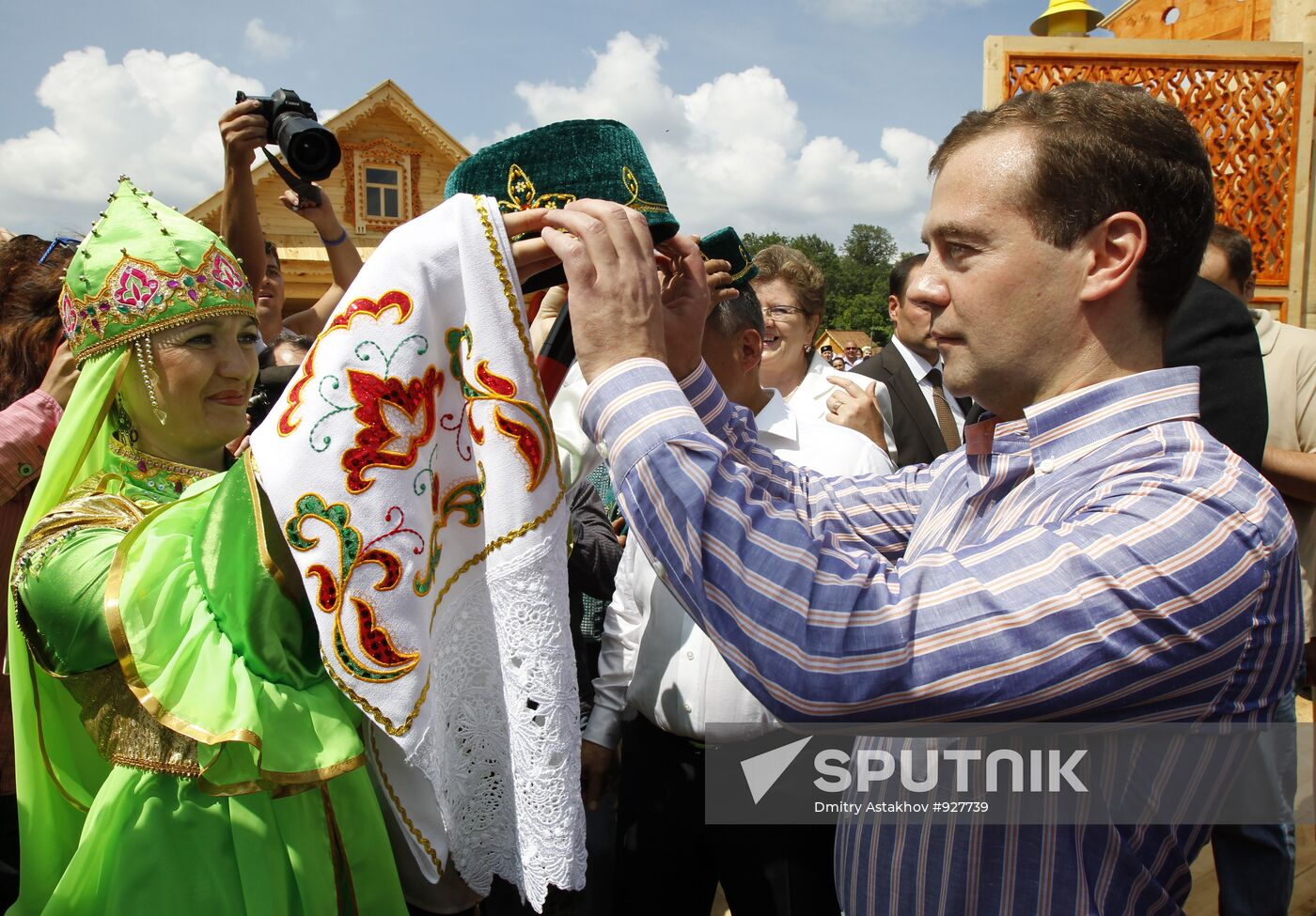 Russian President Dmitry Medvedev visits Kazan. Day 2