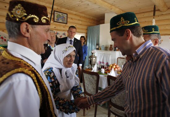 Russian President Dmitry Medvedev visits Kazan. Day 2