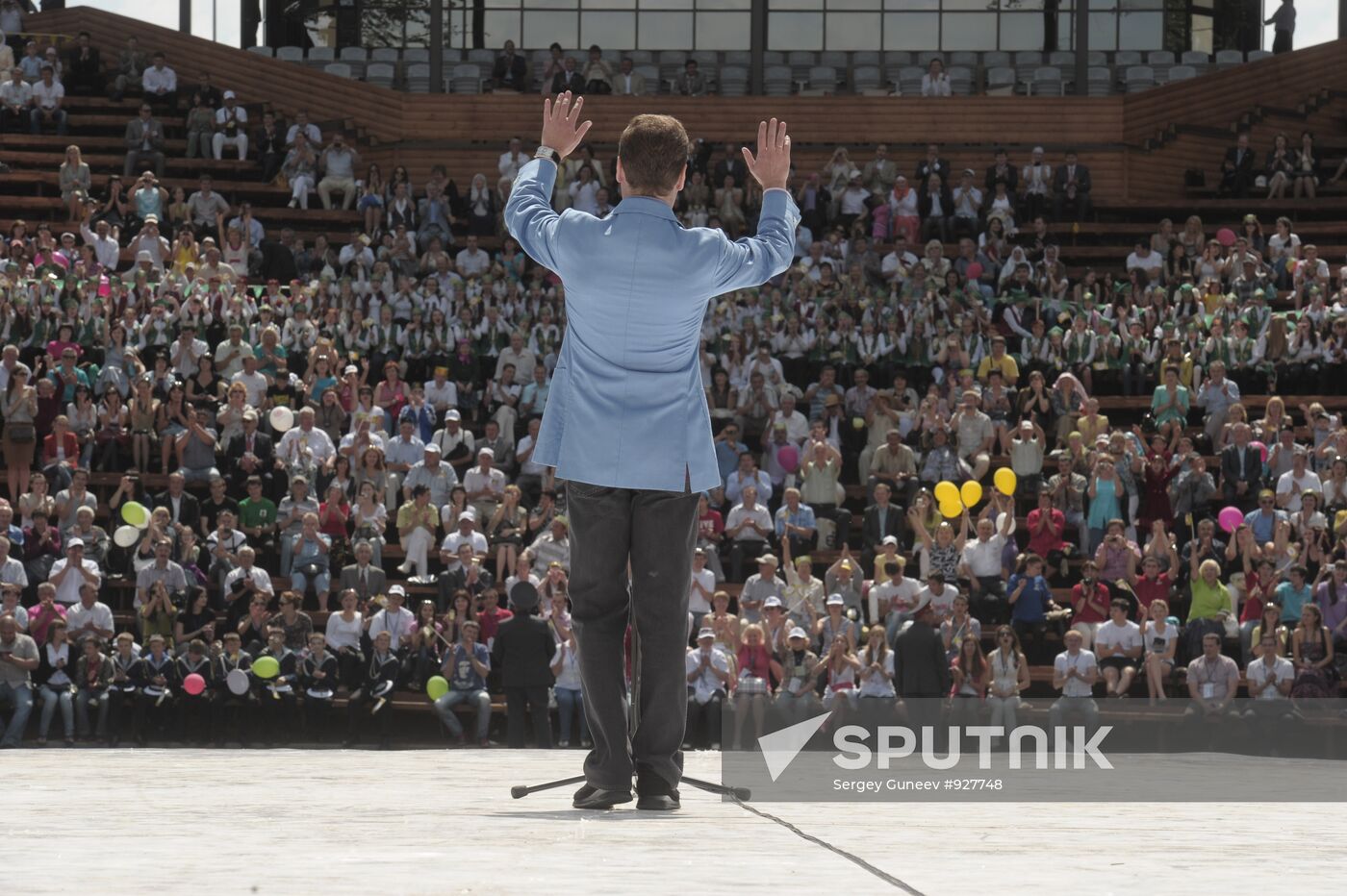 Russian President Dmitry Medvedev visits Kazan. Day 2