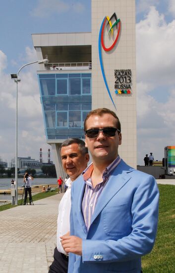 Russian President Dmitry Medvedev visits Kazan. Day 2