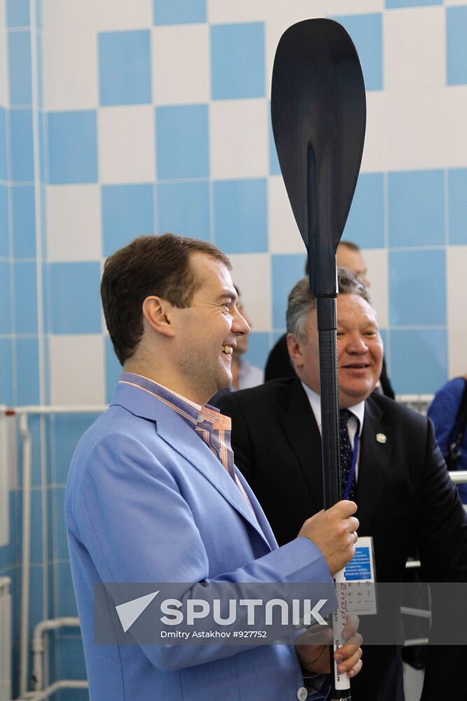 Russian President Dmitry Medvedev visits Kazan. Day 2