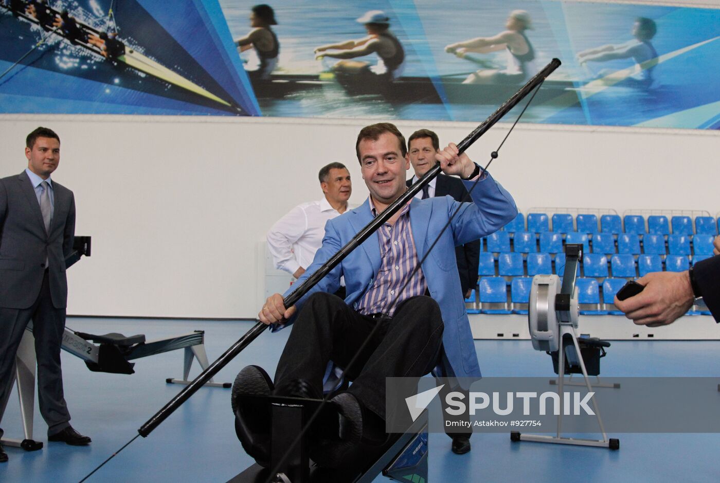 Russian President Dmitry Medvedev visits Kazan. Day 2