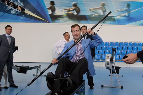 Russian President Dmitry Medvedev visits Kazan. Day 2