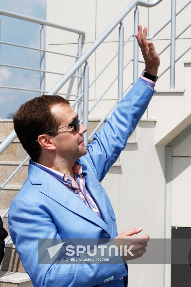 Russian President Dmitry Medvedev visits Kazan. Day 2