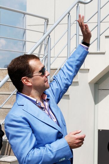 Russian President Dmitry Medvedev visits Kazan. Day 2