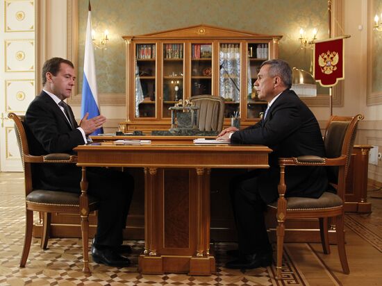 Dmitry Medvedev visits Kazan. Day 2