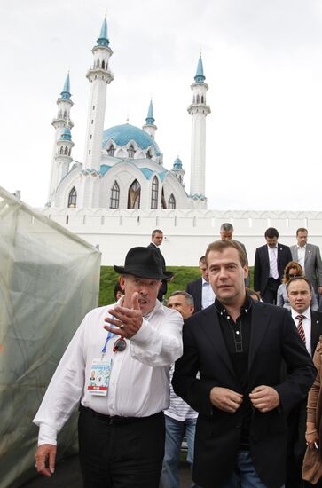 Dmitry Medvedev visits Kazan. Day 2