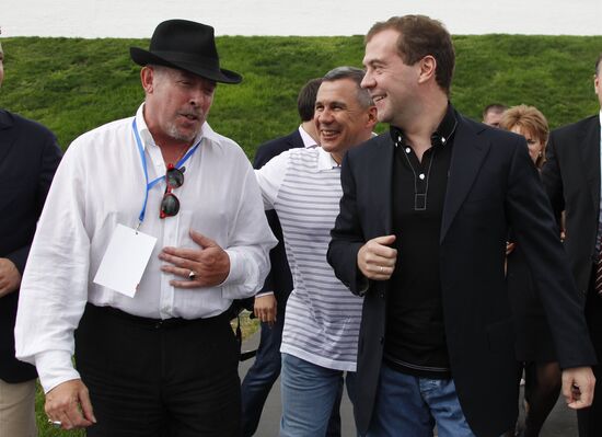 Dmitry Medvedev visits Kazan. Day 2