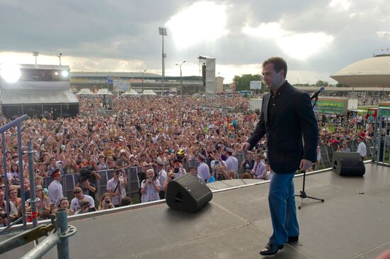 Dmitry Medvedev visits Kazan. Day 2