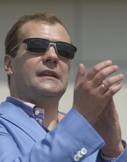 Dmitry Medvedev visits Kazan. Day 2