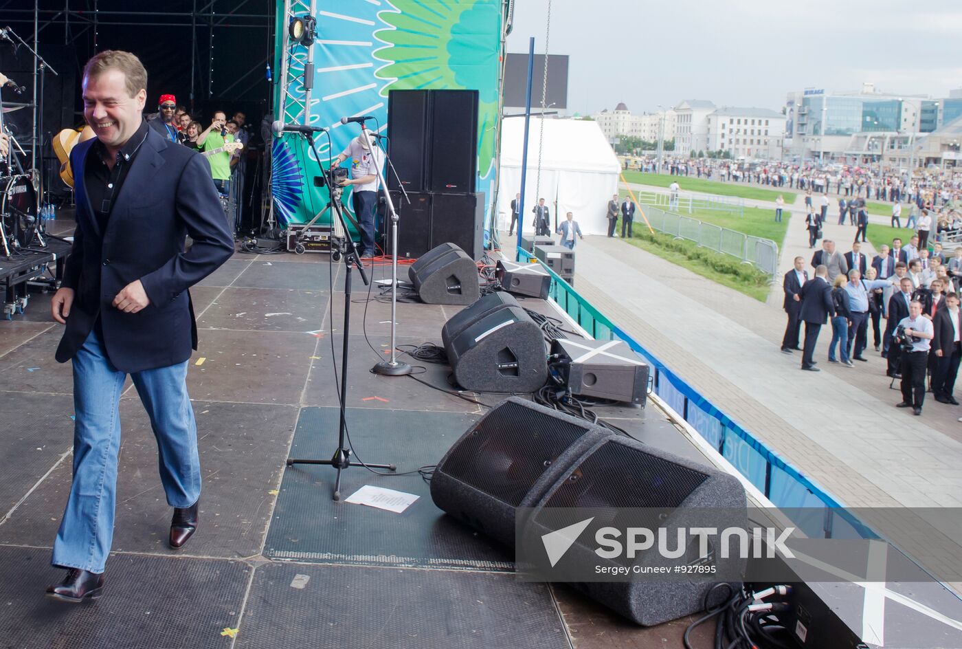 Russian President Dmitry Medvedev visits Kazan. Day 2