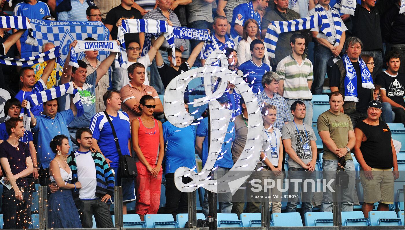 Football. RFPL. Match Dinamo - Lokomotiv