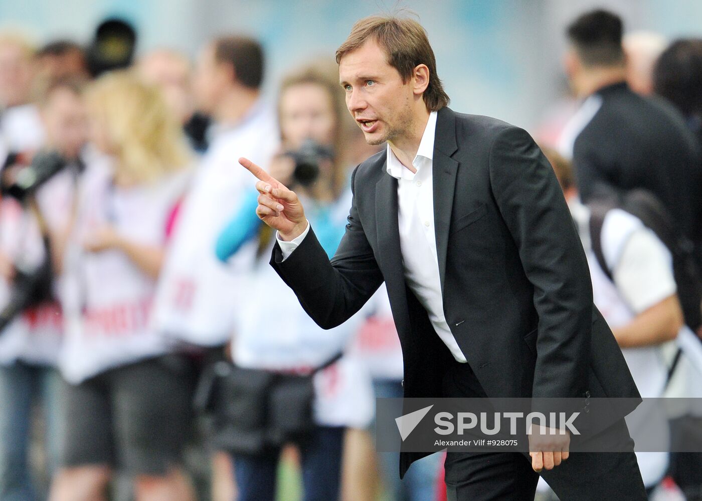 Football. RFPL. Match Dinamo - Lokomotiv
