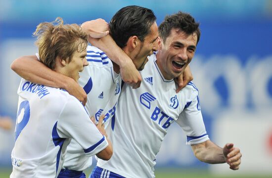 Football. RFPL. Match Dinamo - Lokomotiv
