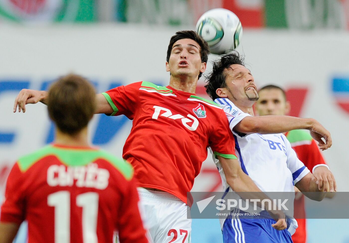 Football. RFPL. Match Dinamo - Lokomotiv