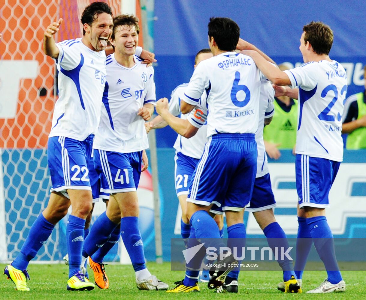 Football. RFPL. Match Dinamo - Lokomotiv