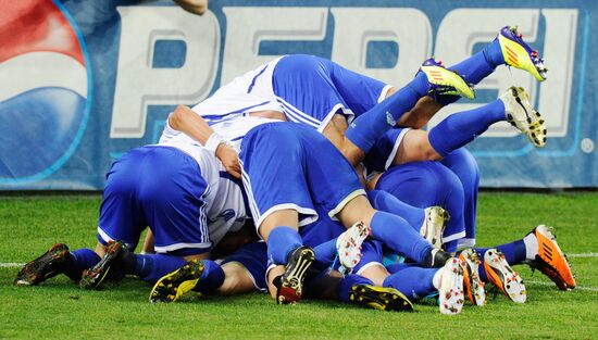 Football. RFPL. Match "Dinamo" - "Lokomotiv"
