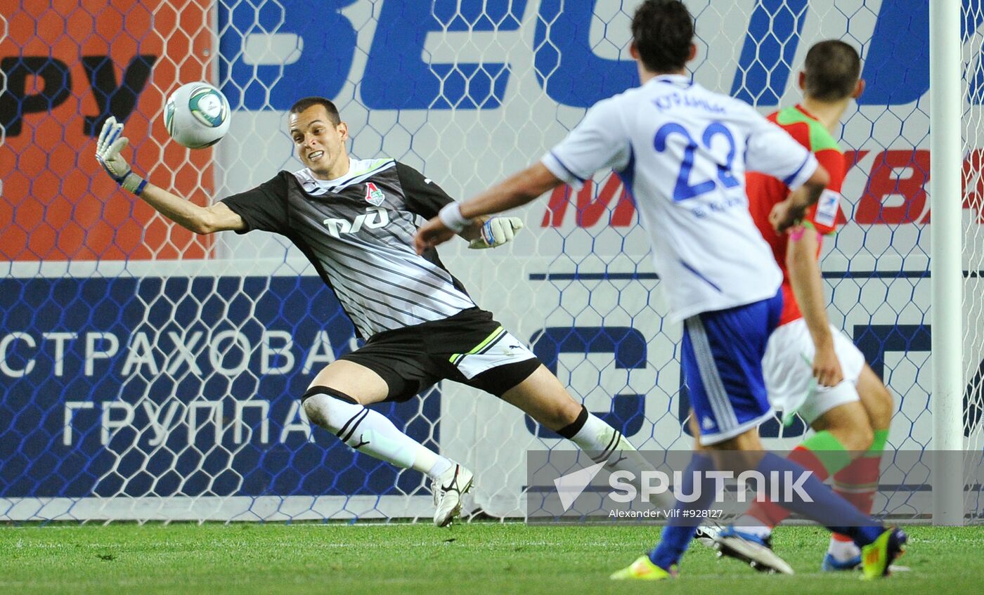 Football. RFPL. Match "Dinamo" - "Lokomotiv"