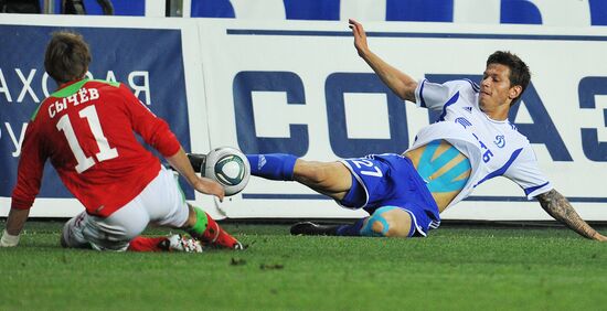 Football. RFPL. Match "Dinamo" - "Lokomotiv"