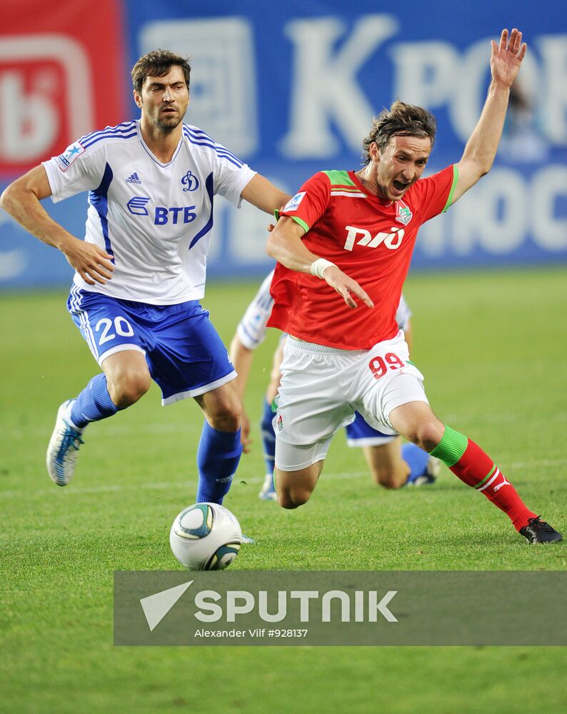 Football. RFPL. Match "Dinamo" - "Lokomotiv"