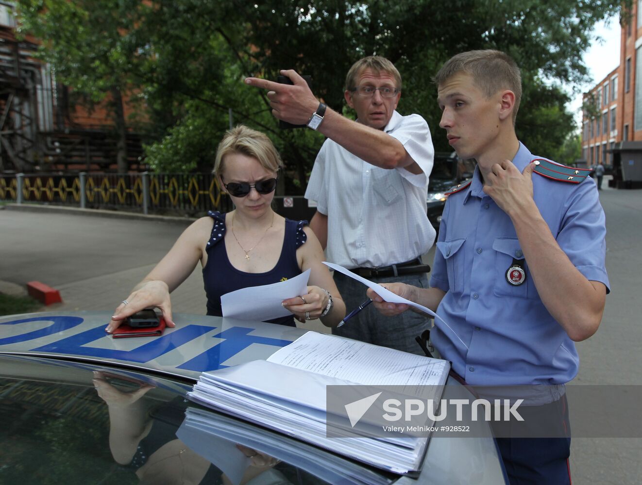 Traffic police of Moscow's Eastern Administrative District