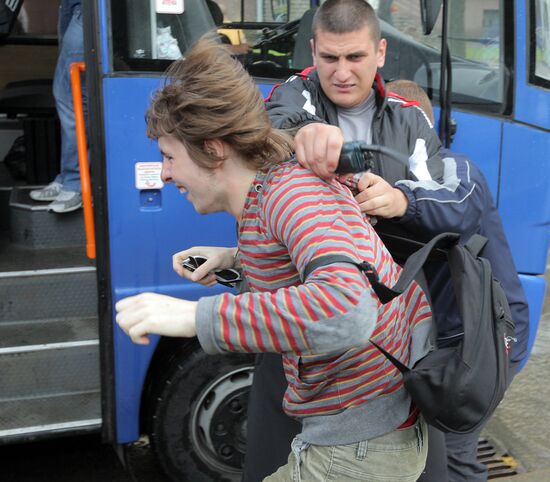 Revolution Through Social Networks movement rallies in Minsk