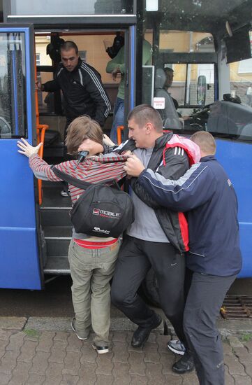 Revolution Through Social Networks movement rallies in Minsk