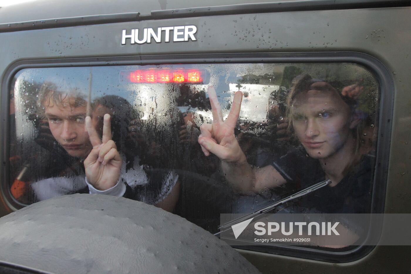 Revolution Through Social Networks movement rallies in Minsk
