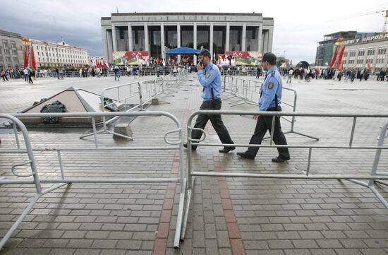 Revolution Through Social Networks movement rallies in Minsk